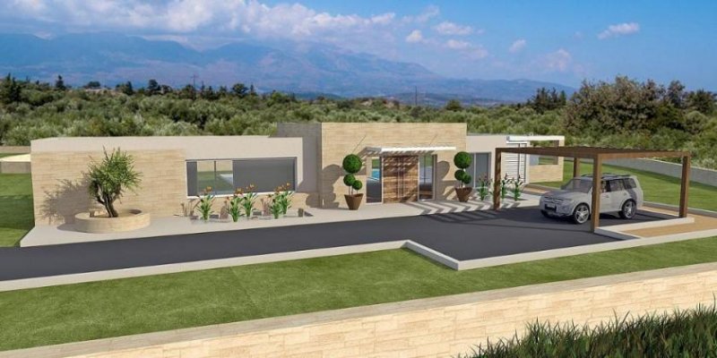 Kefalas Kreta, Kefalas: NEUBAU! Gemütliche Villa unter den Olivenbäumen zu verkaufen Haus kaufen